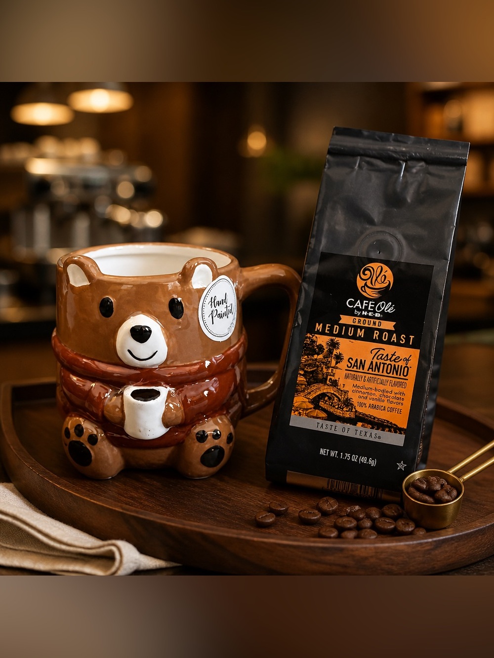 Sheffield Home Brown and White Bear Mug